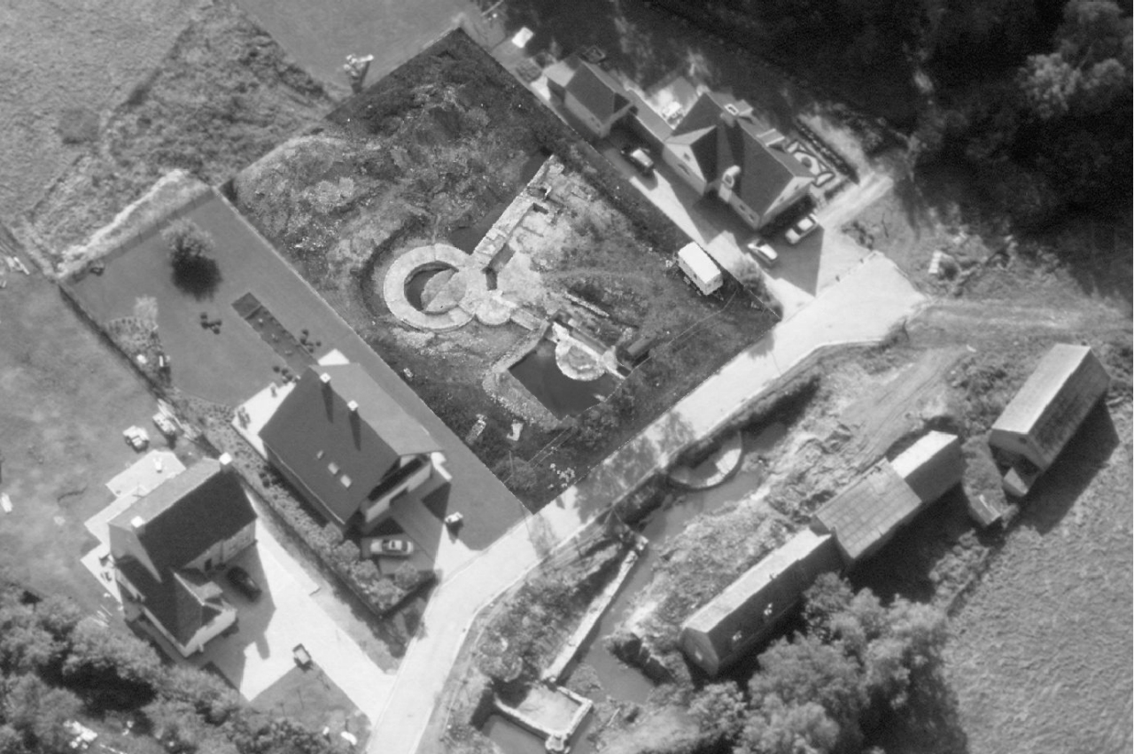 luchtfoto erfgoedsite middelburg