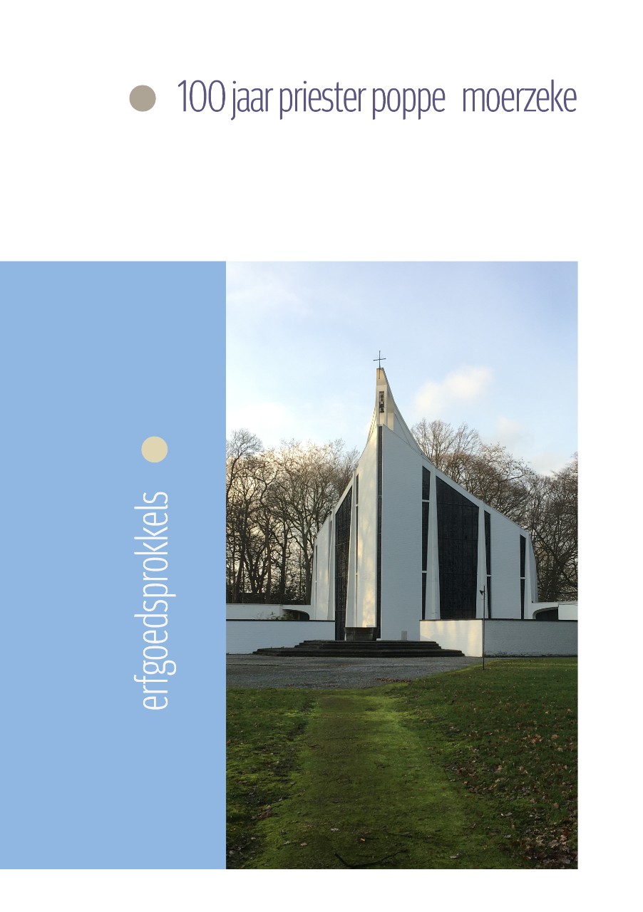 Cover erfgoedsprokkel Moerzeke 100 jaar priester Poppe