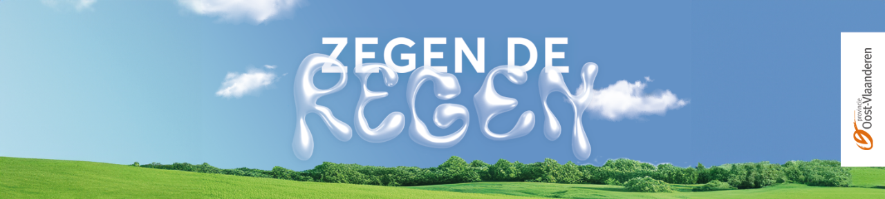 Banner zegen de regen