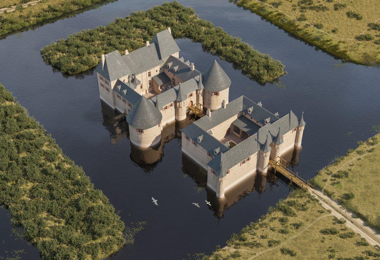 reconstructie kasteel Middelburg
