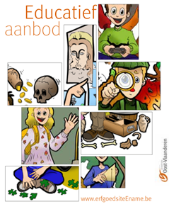 illustratie van het educatief aanbod in Erfgoedsite Ename