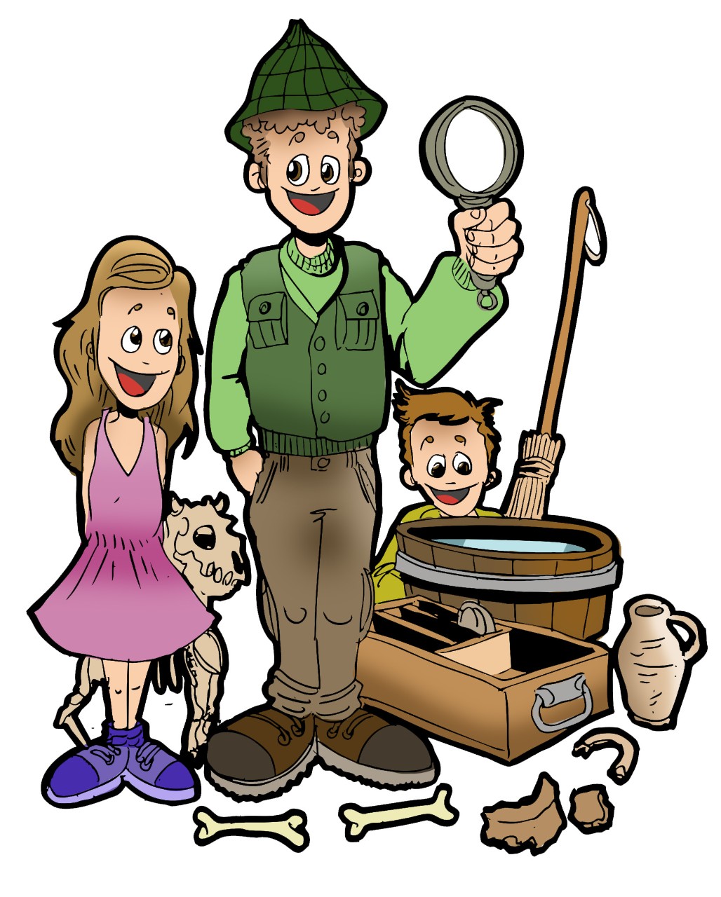 illustratie tijdsdetectives